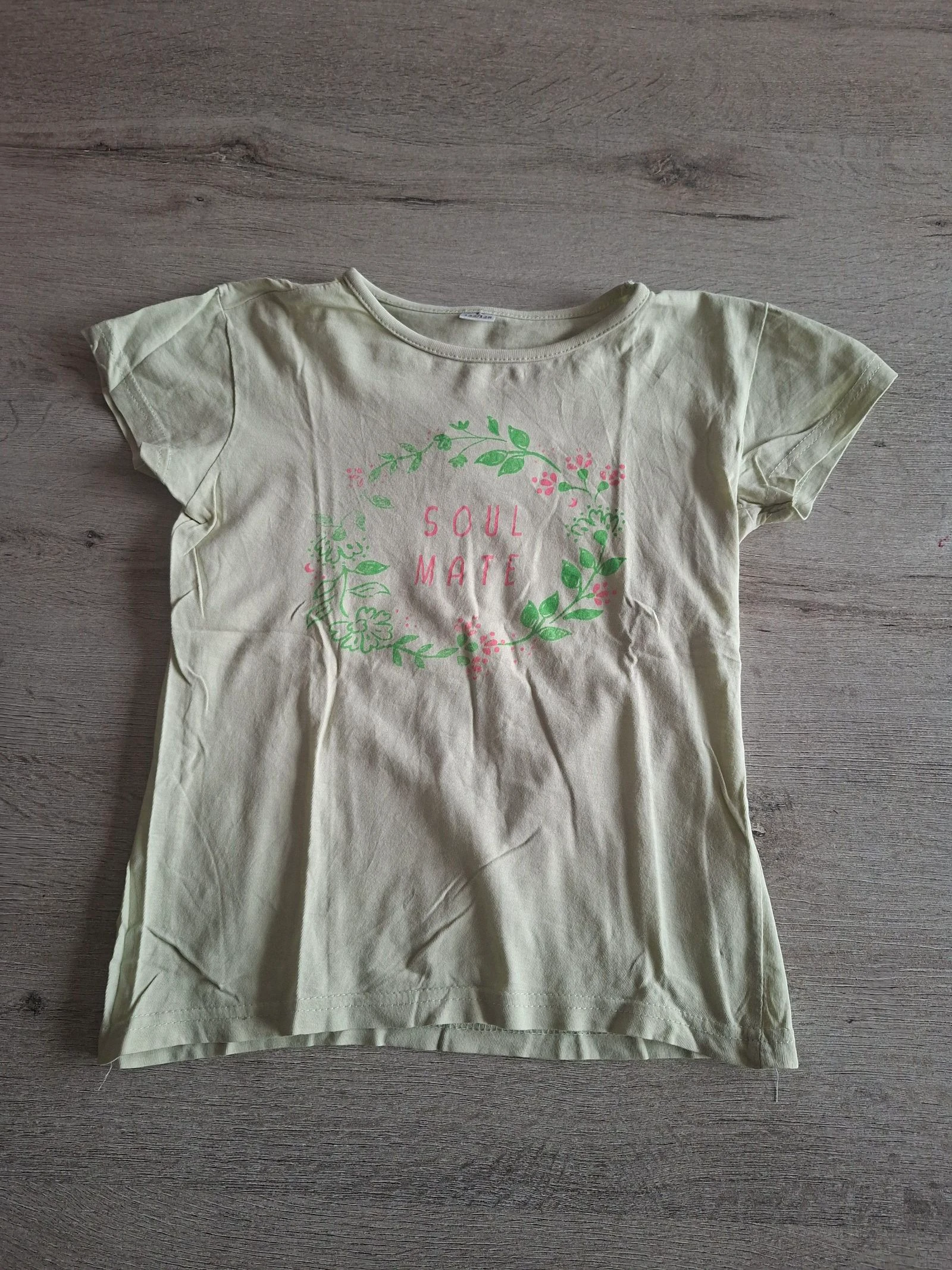 🌷F3-30🌷T-shirt fille Zeeman « Soul Mate » – Taille 122/128 (7-8 ans) – 100 % coton🌷 – photo 2